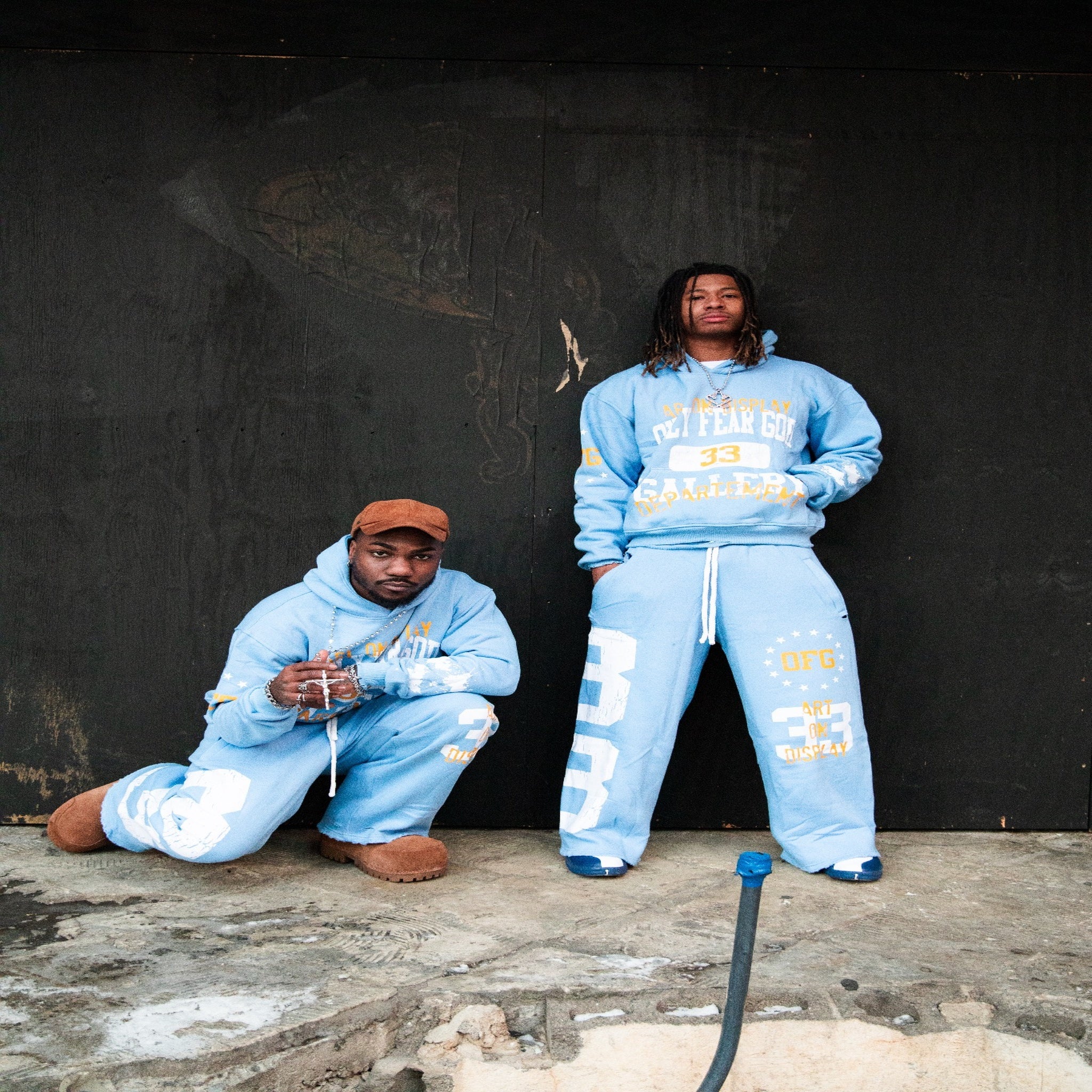 Art On Display Blue Sweatsuit